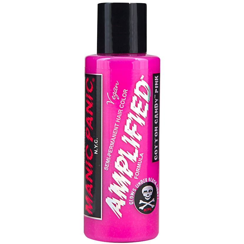 Manic Panic Cotton Candy Amplified 118ml Amplified Squeeze Bottle Formula Hair Color