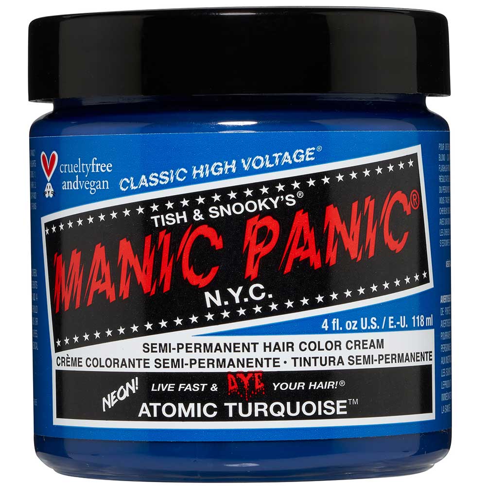 Manic Panic Atomic Turquoise 118ml High Voltage® Classic Cream Formula Hair Color