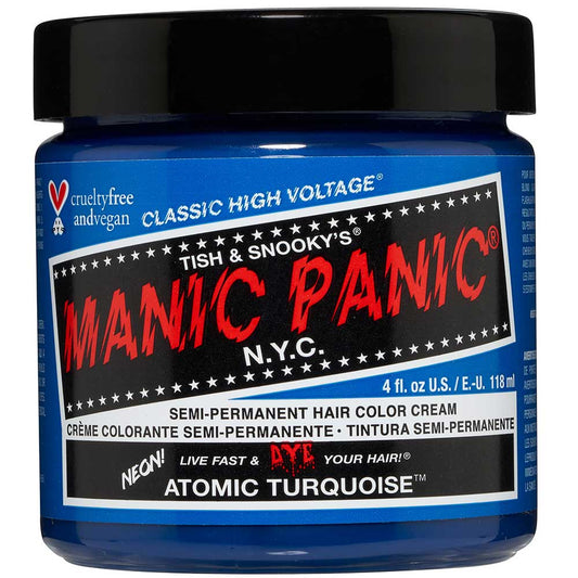 Manic Panic Atomic Turquoise 118ml High Voltage® Classic Cream Formula Hair Color