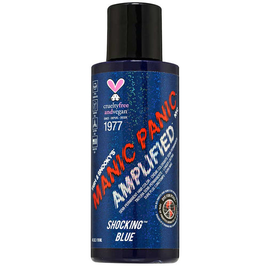 Manic Panic Shocking Blue 118ml Amplified™ Squeeze Bottle Formula Hair Color