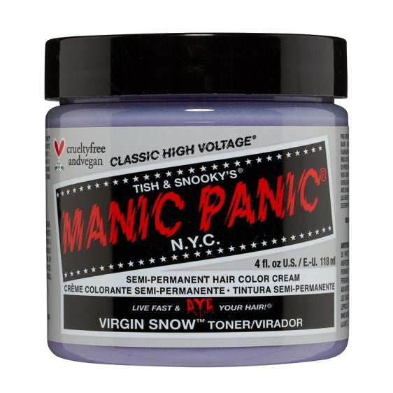 Manic Panic Virgin Snow 118ml High Voltage Classic Cream Formula Hair Color — Manic Panic
