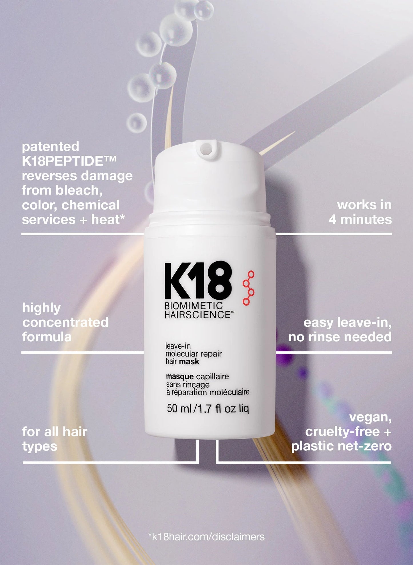 K18 Leave-In Molecular Repair Mask 5ml