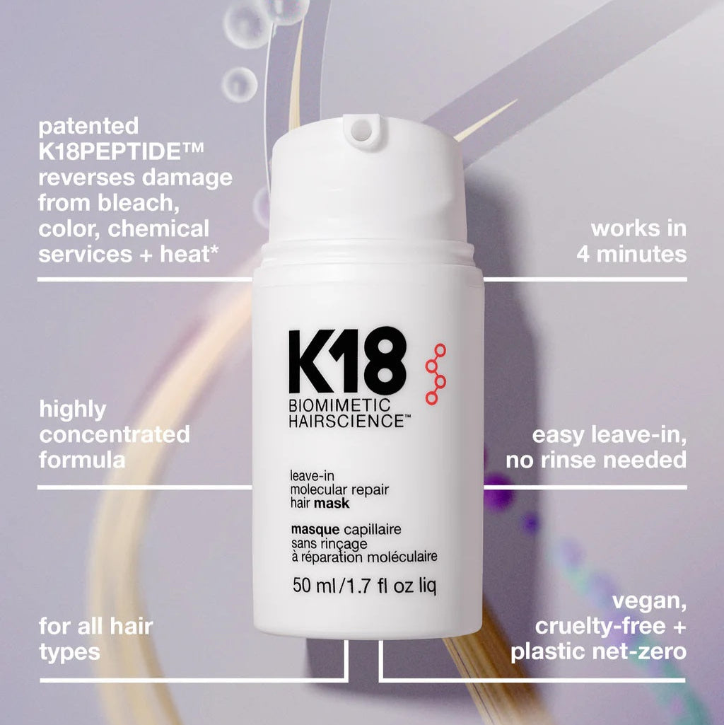 K18 Leave-In Molecular Repair Mask 15ml