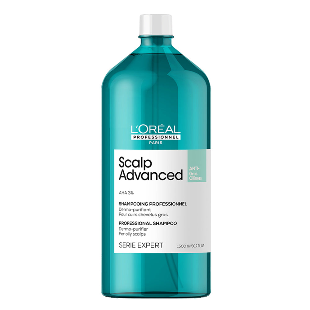 L’Oréal Professionnel Scalp Advanced Anti-Oiliness Shampoo 1500 mL product image 1 - L'Oréal Professionnel salon hair care
