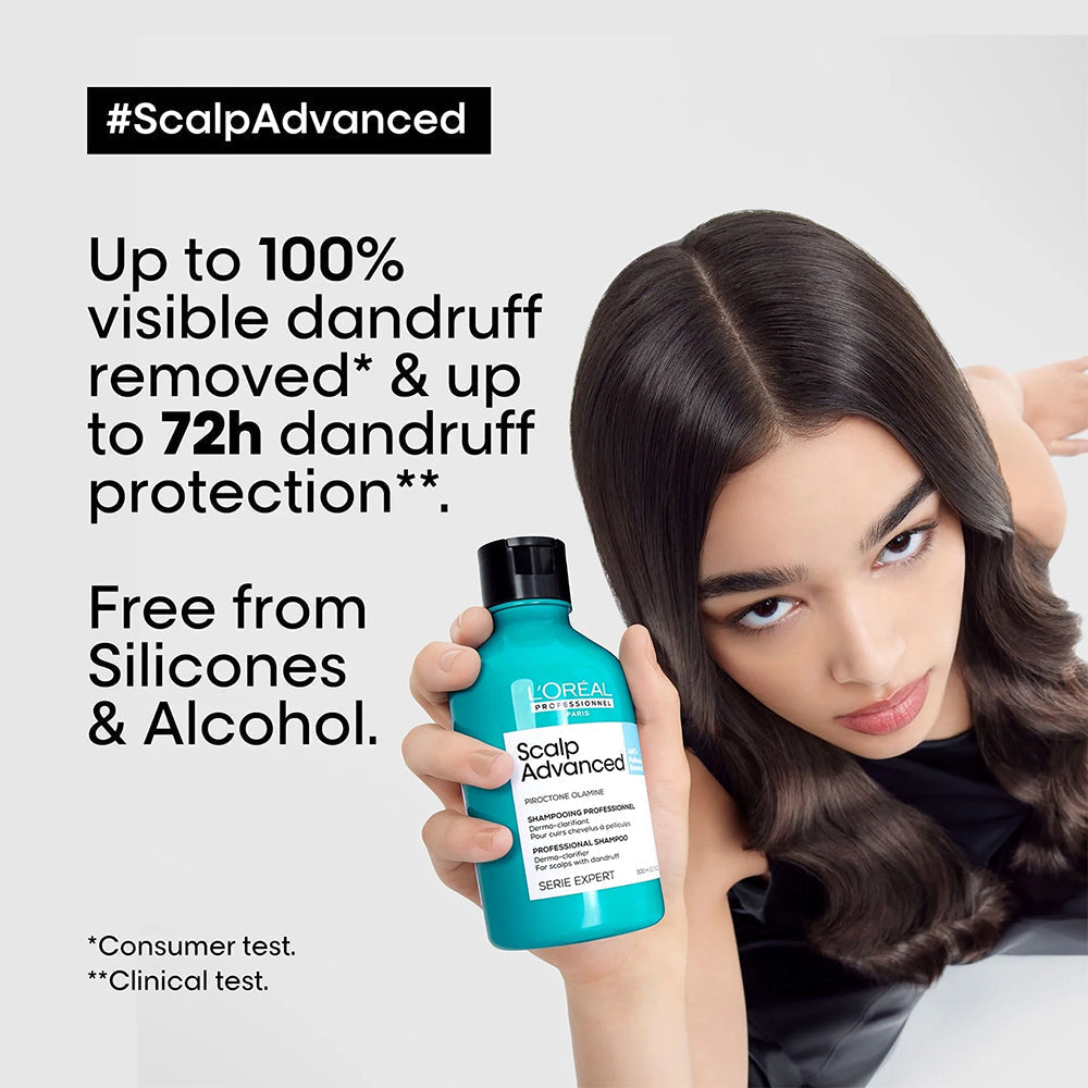 L'Oréal Professionnel Scalp Advanced Anti-Dandruff Shampoo 1500ml product image 2 - L'Oréal Professionnel salon hair care