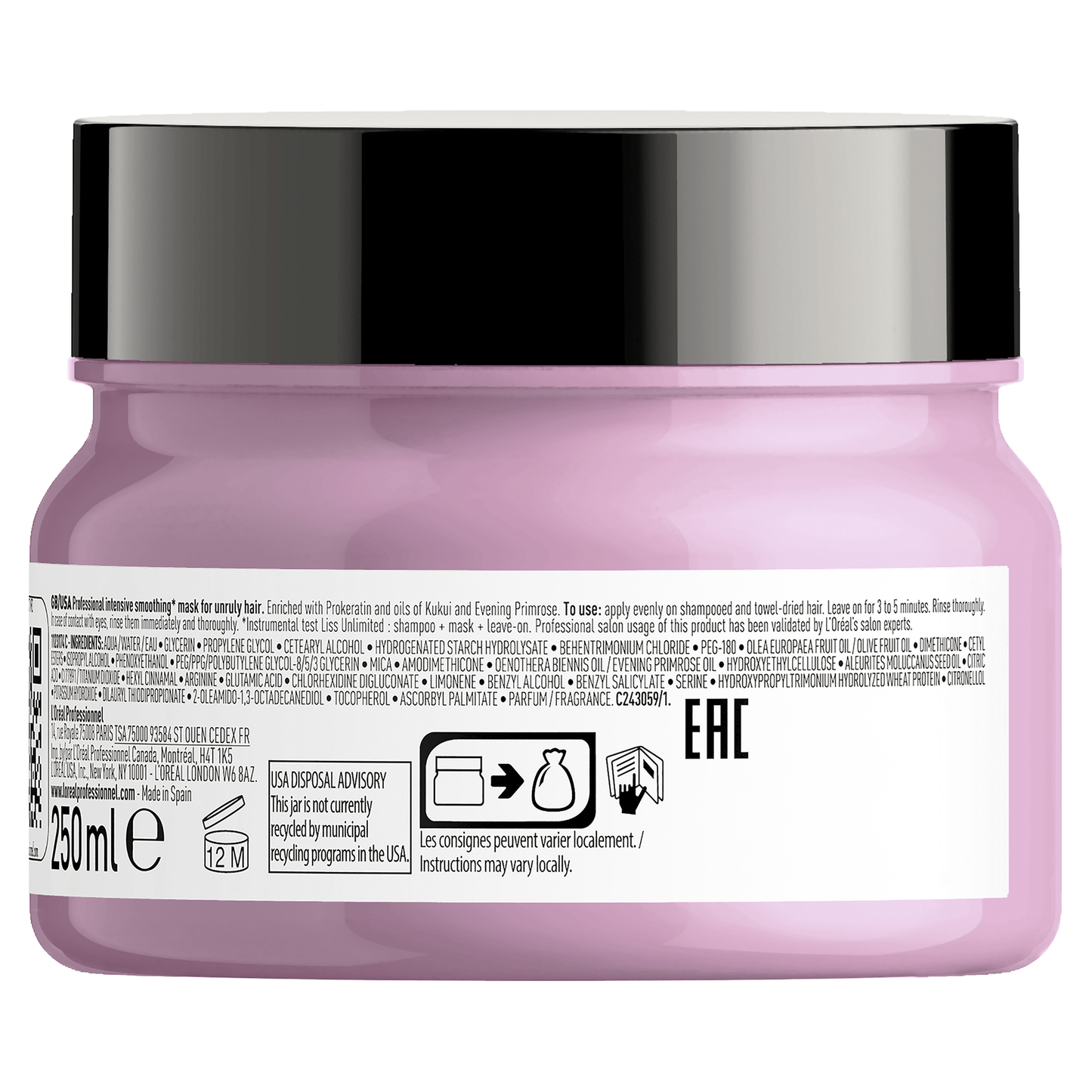 L'Oréal Professionnel Liss Unlimited Mask 250ml