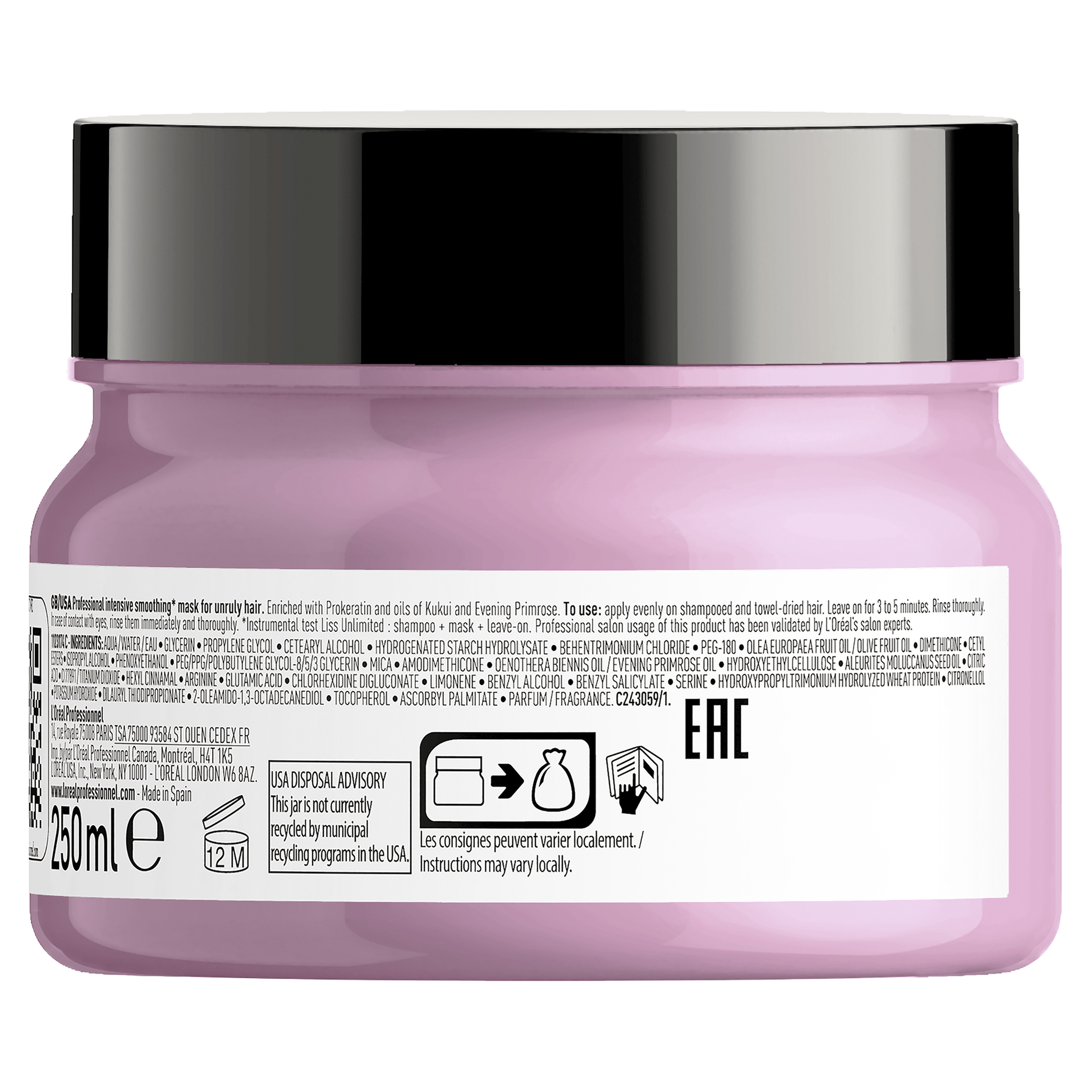 L'Oréal Professionnel Liss Unlimited Mask 250ml