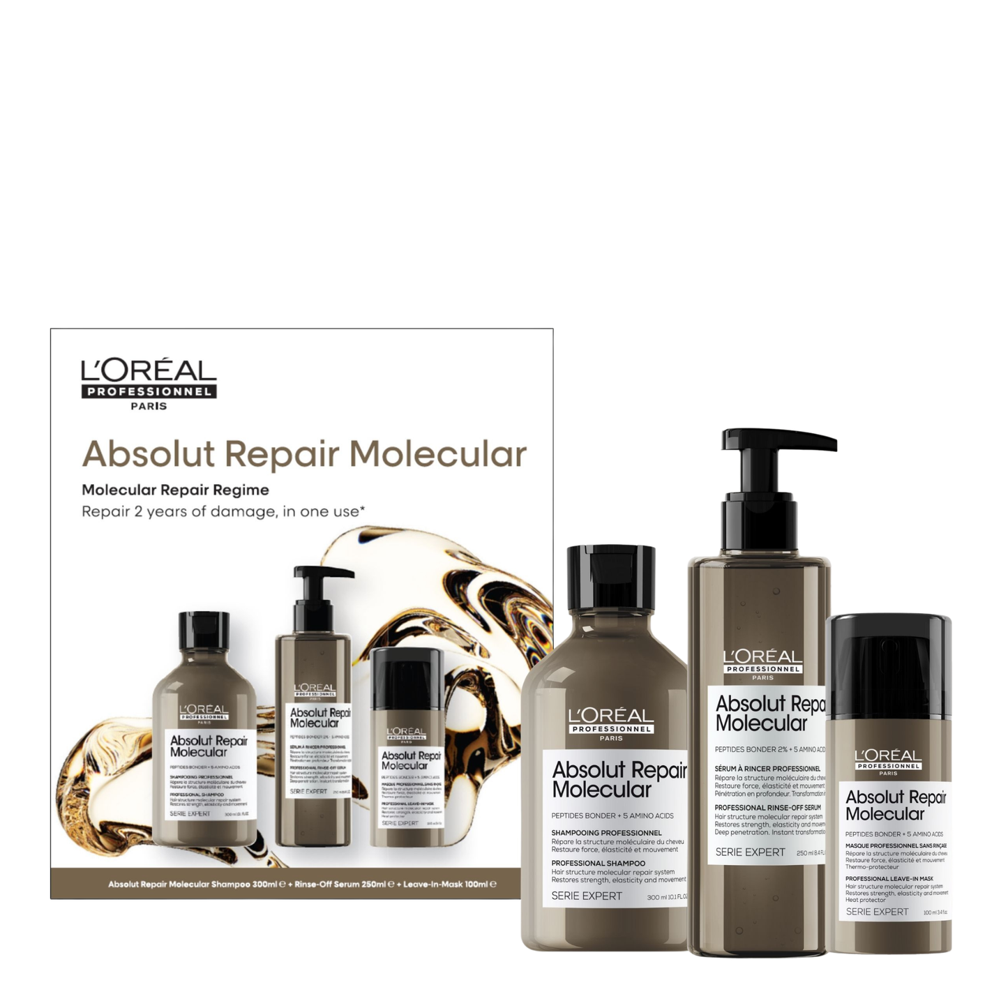 L'Oréal Professionnel Absolut Repair Molecular Trio Pack
