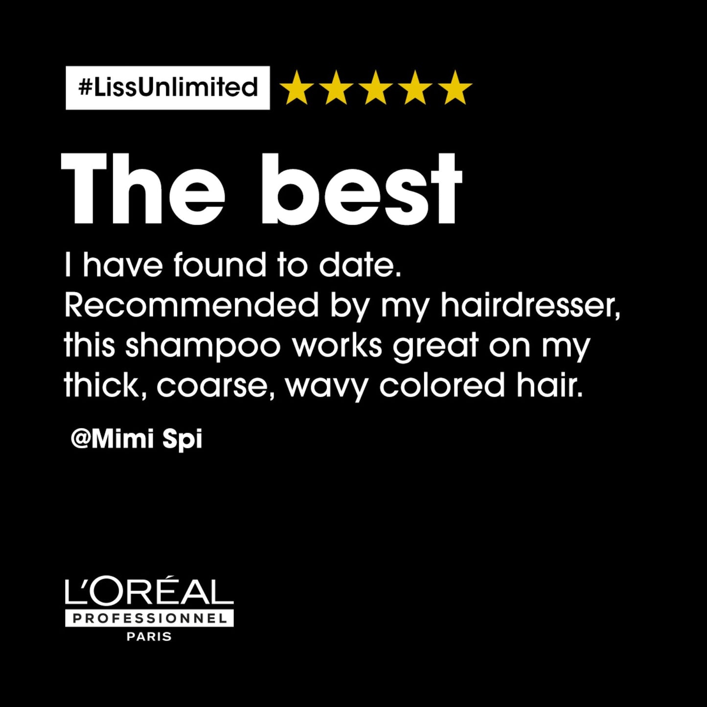 L'Oréal Professionnel Liss Unlimited Shampoo 300ml