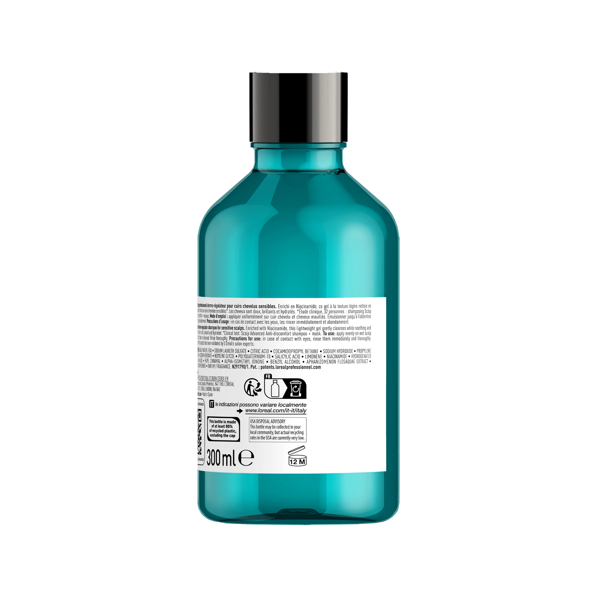 L'Oréal Professionnel Scalp Advanced Discomfort Shampoo 300ml