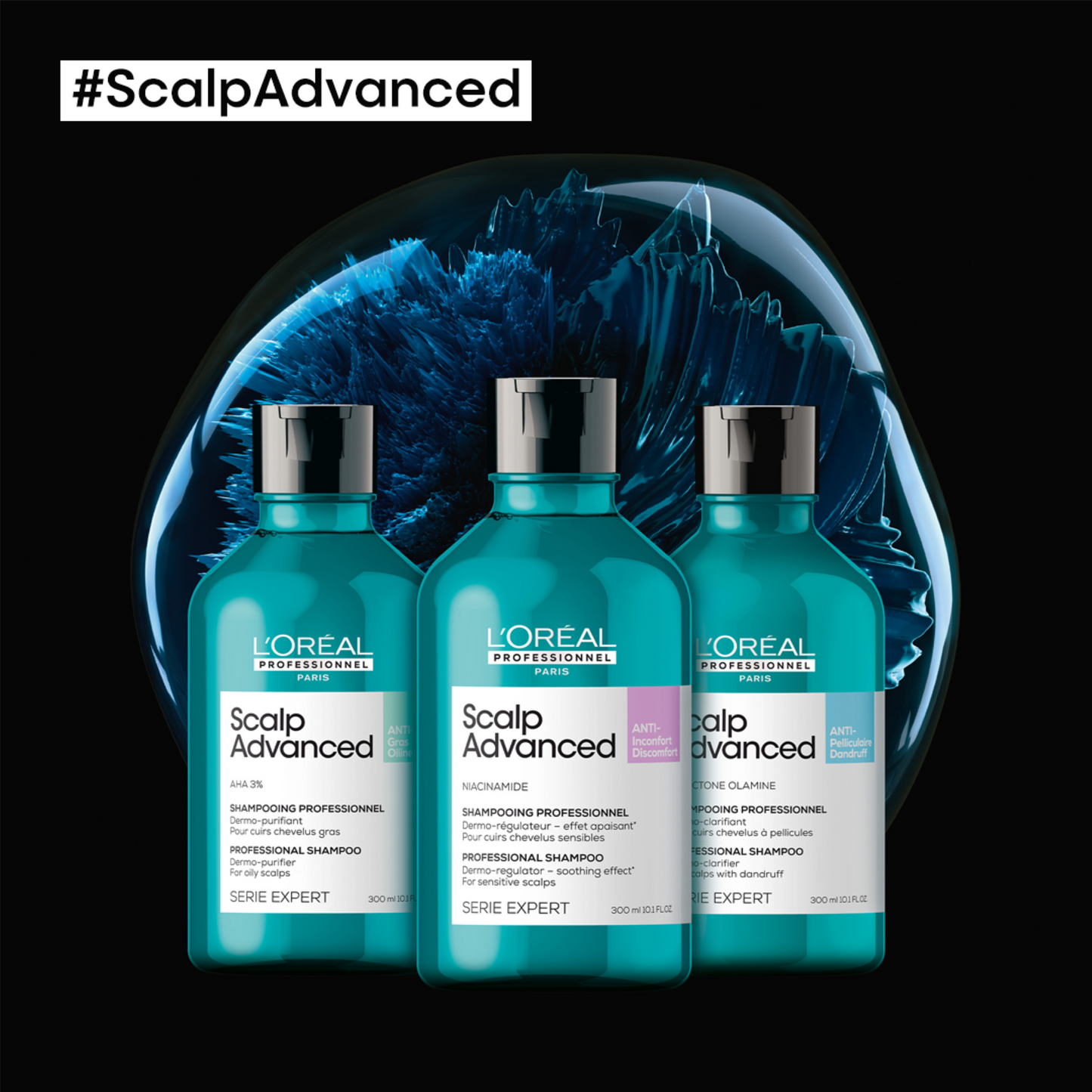 L'Oréal Professionnel Scalp Advanced Oiliness Shampoo 300ml