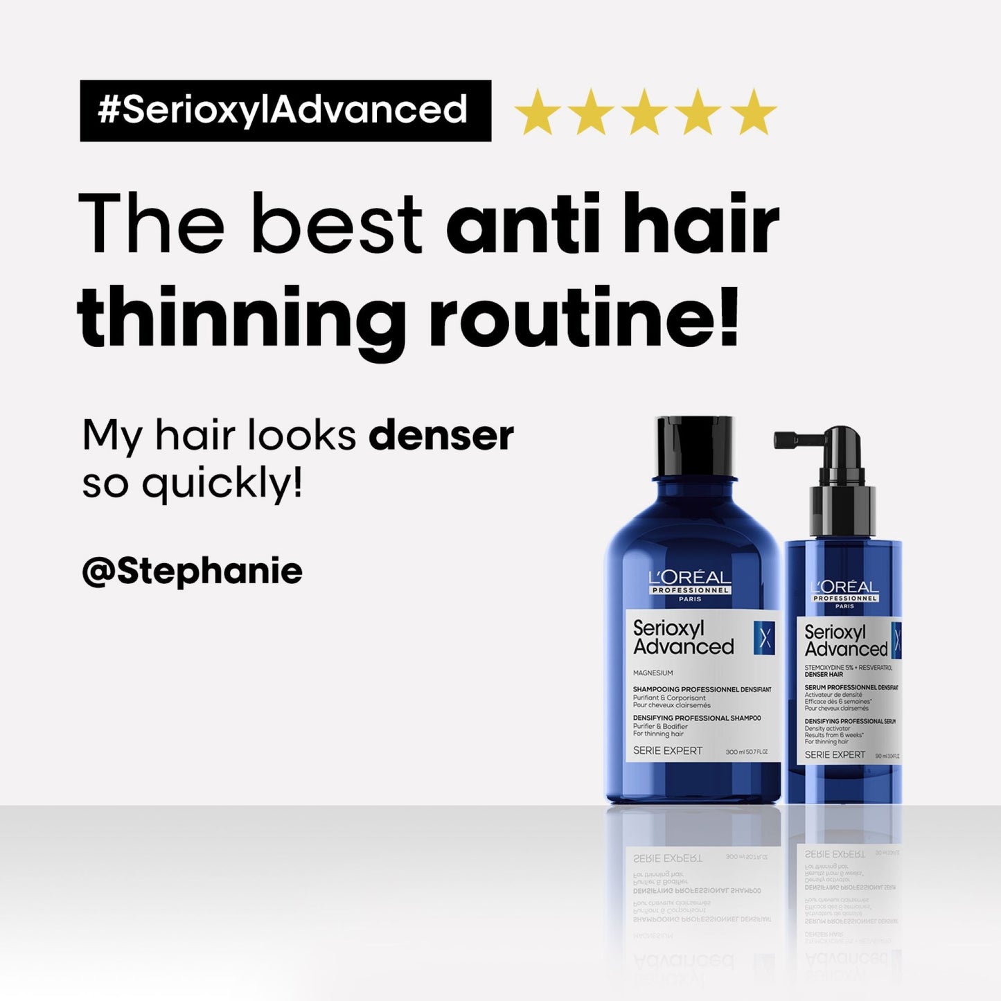 L'Oréal Professionnel Serioxly Advanced Denser Hair Shampoo 300ml