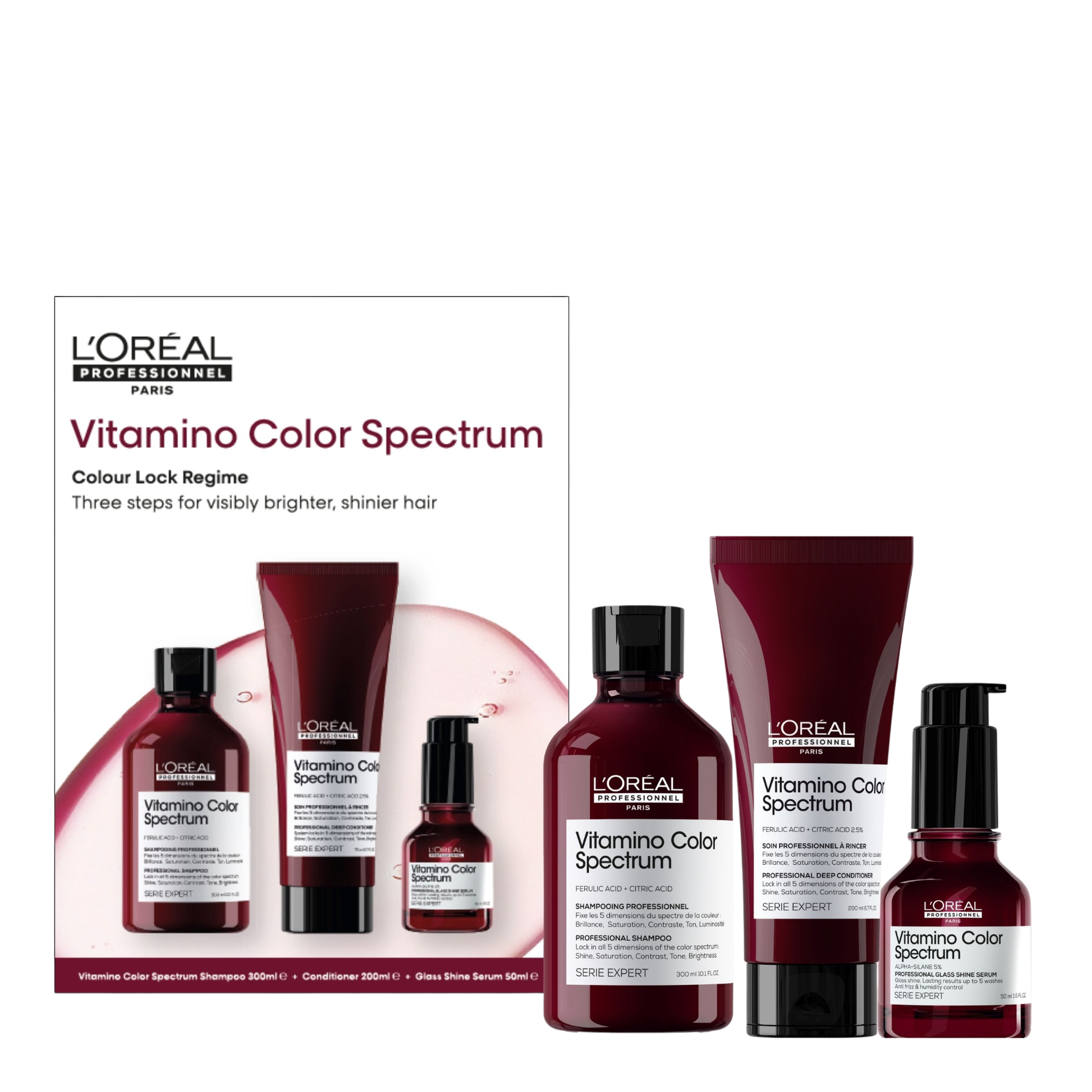 L'Oréal Professionnel Vitamino Colour Spectrum Trio Pack