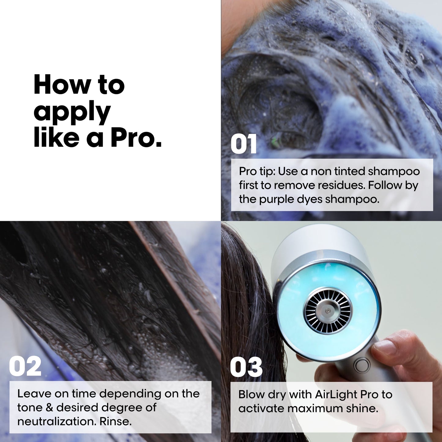 L'Oreal Professionnel Color Spectrum Purple Shampoo and Conditioner Duo Bundle
