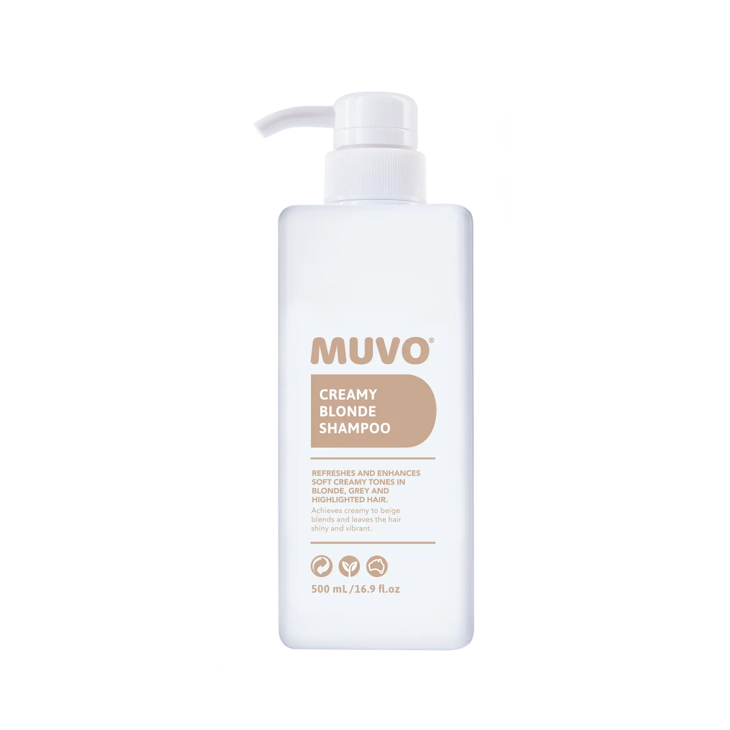 MUVO Creamy Blonde Shampoo 500ml — Muvo