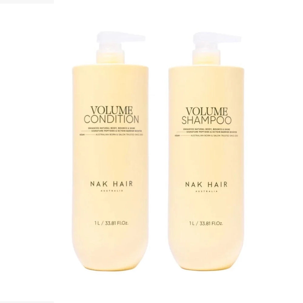 NAK Volume Shampoo & Conditioner 1L Quad Super Pack