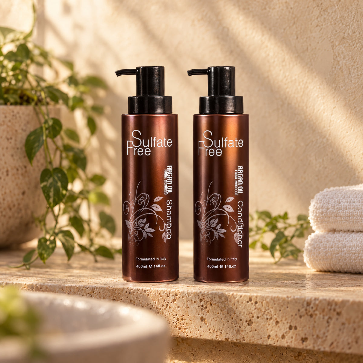 Nuspa Argan Sulfate-Free Duo 400ml