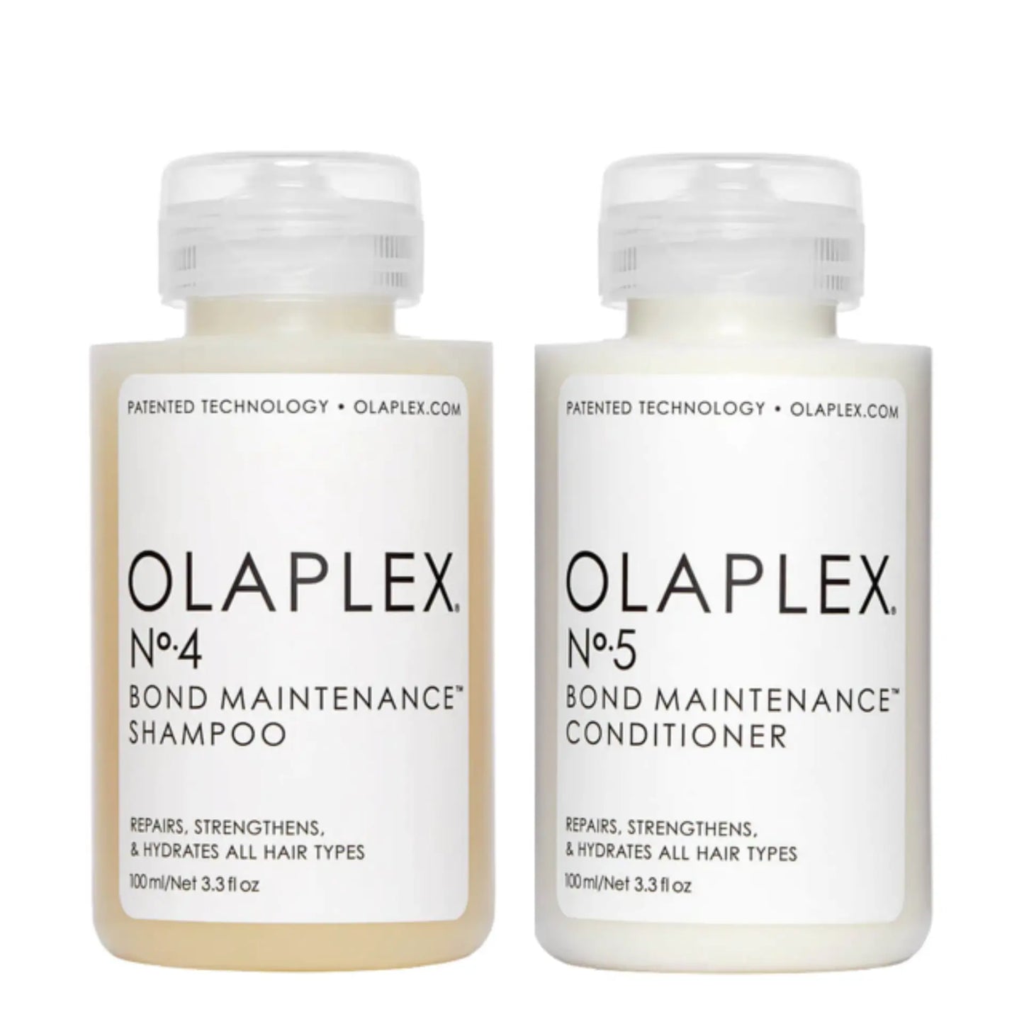 Olaplex Bond Maintenance No.4 Shampoo and No.5 Conditioner 100ml Travel Size Bundle