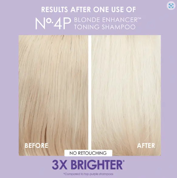 Olaplex No.4P and No.5P Blonde Enhancer Toning Shampoo and Conditioner 250ml Bundle