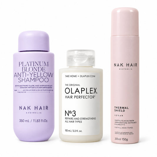 Blonde Rescue Kit (toner + bond + heat protect)