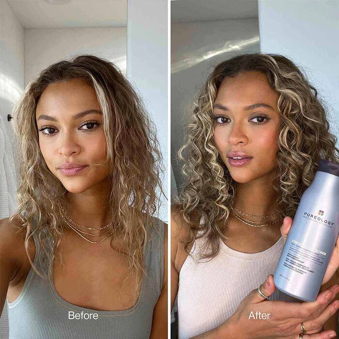 Pureology Strength Cure Blonde Purple Shampoo and Conditioner 266ml Bundle