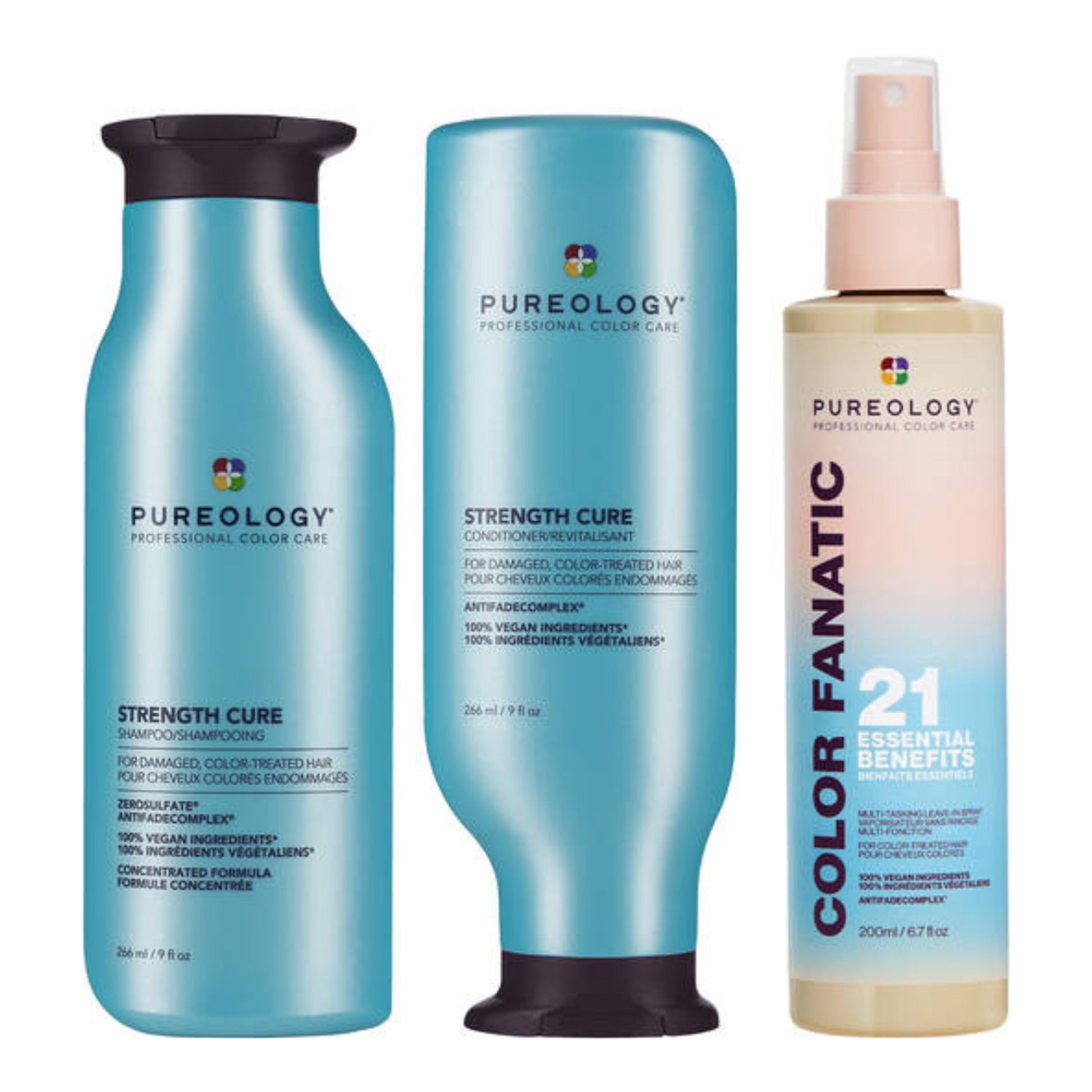 Pureology Strength Cure Daily Damage Protection Trio Bundle