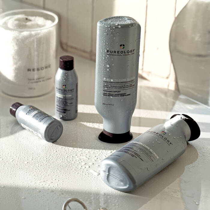 Pureology Strength Cure Blonde Purple Trio Bundle