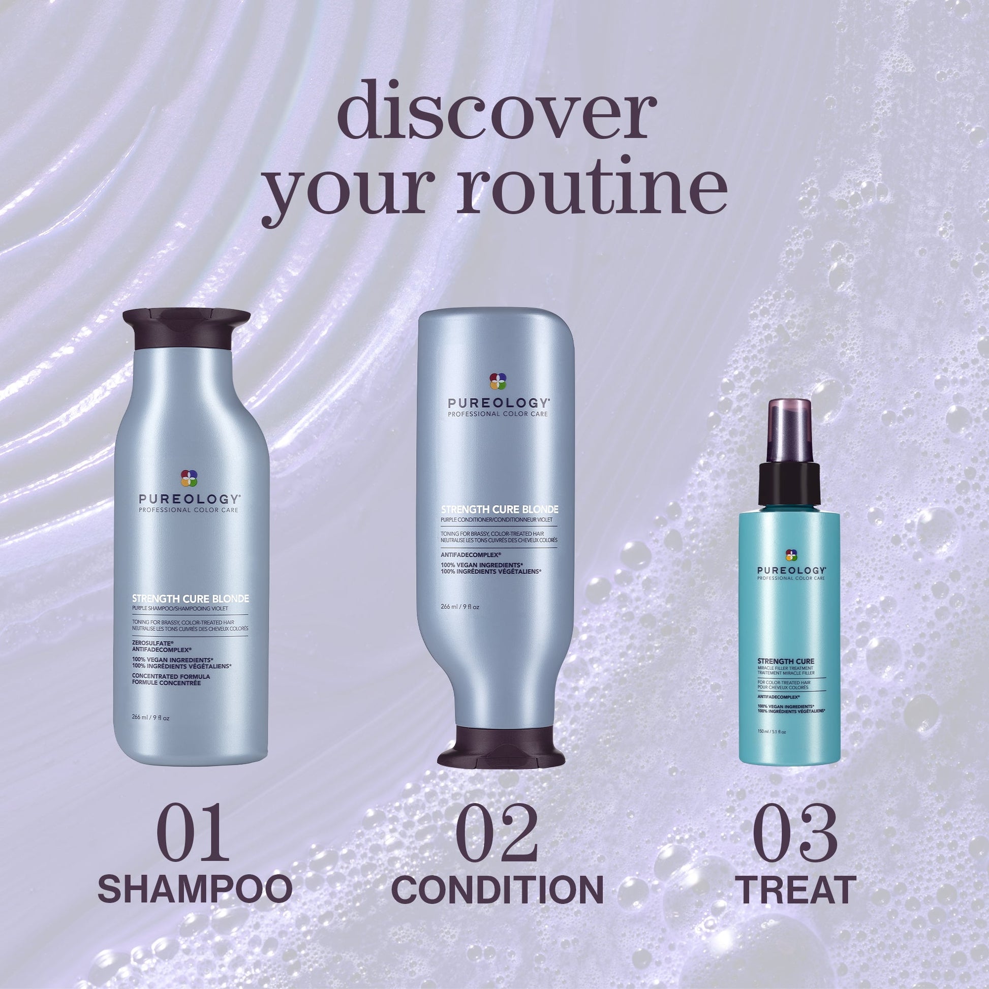 Pureology Strength Cure Blonde Purple Shampoo 266ml