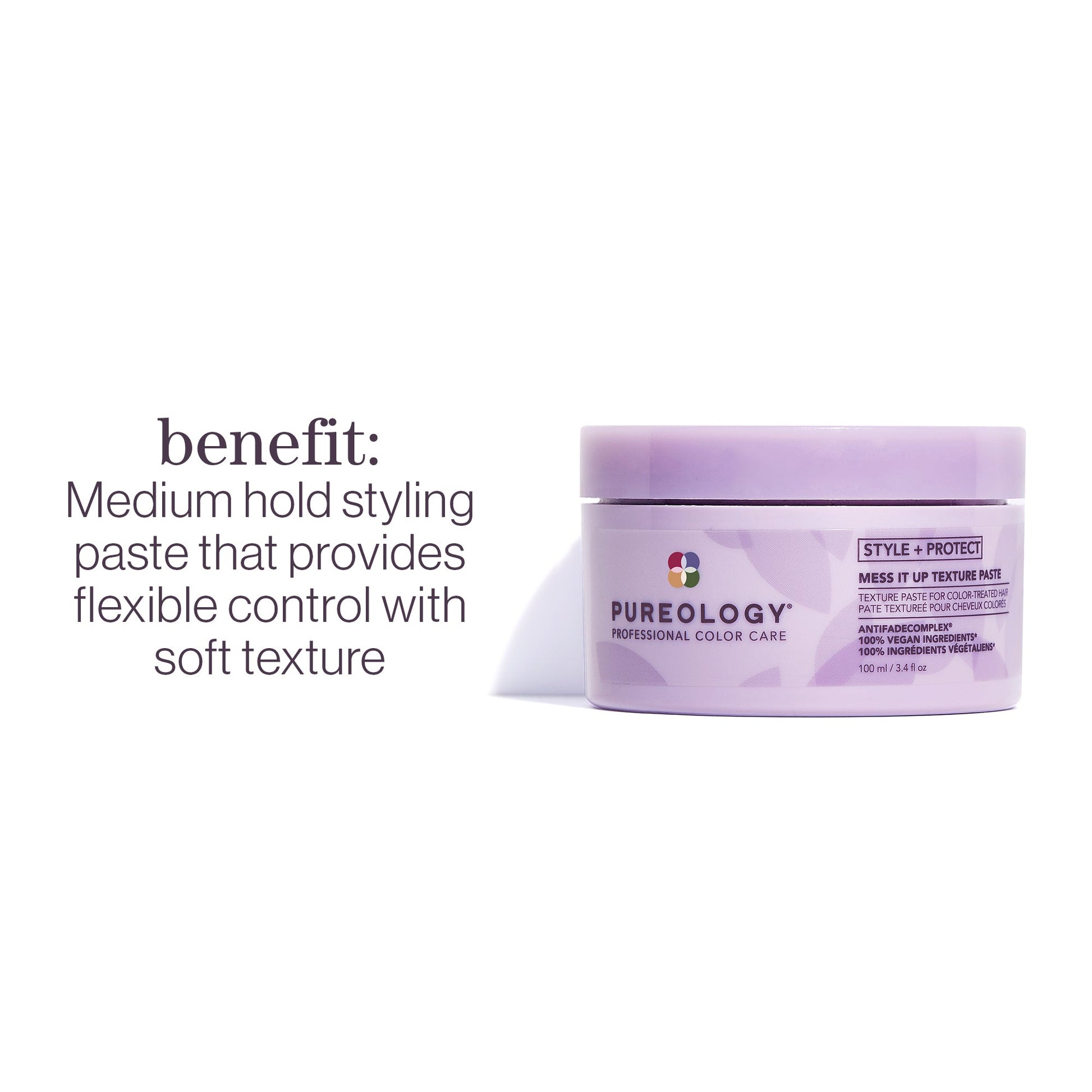 Pureology Style + Protect Mess It Up Texture Paste 100ml