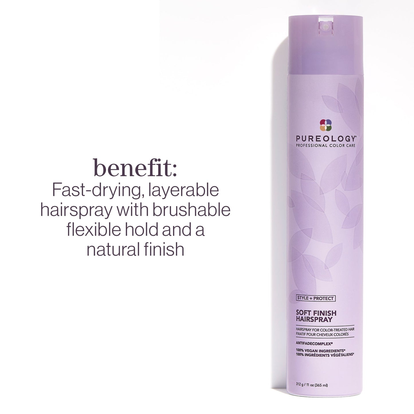 Pureology Style + Protect Soft Finish Hairspray 365ml