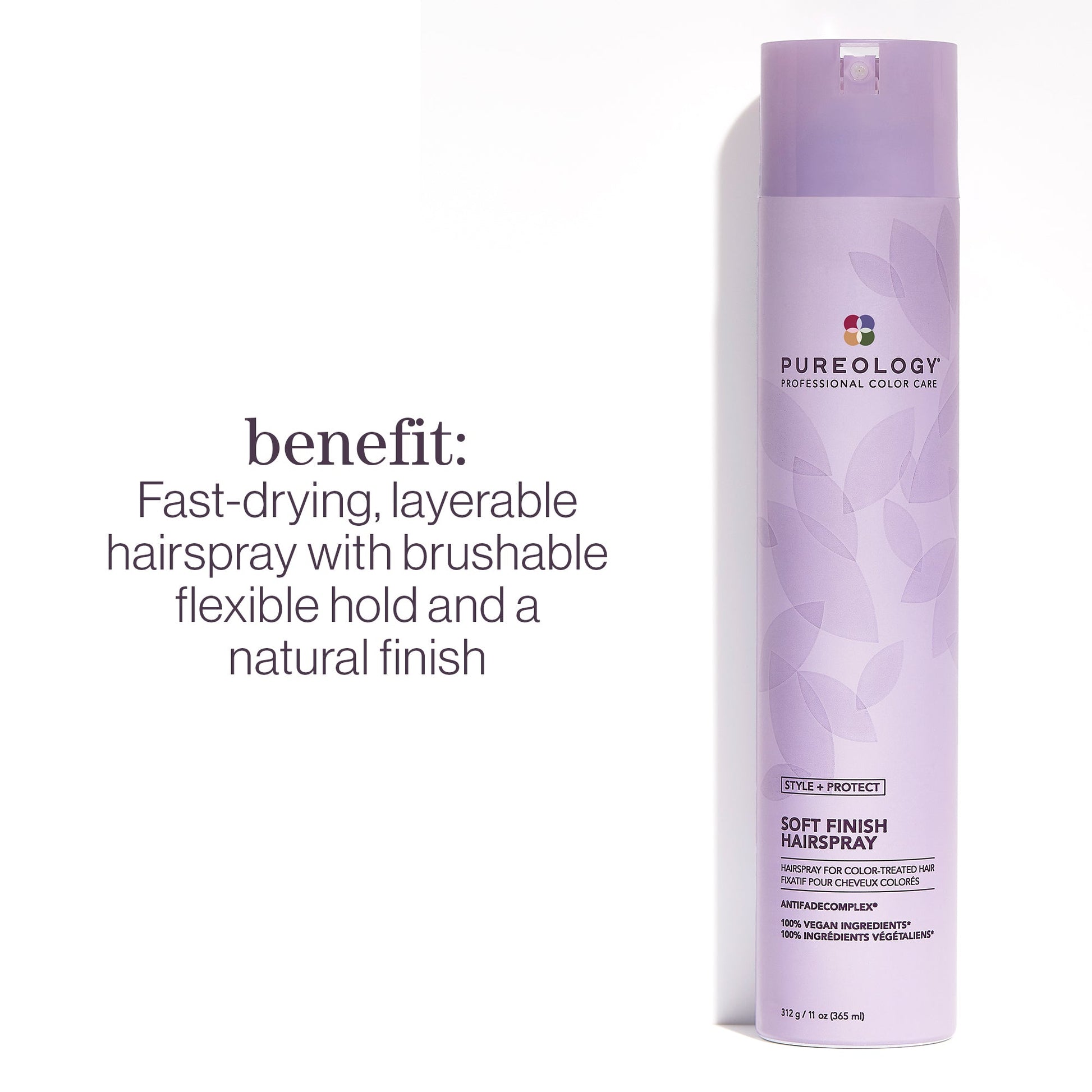 Pureology Style + Protect Soft Finish Hairspray 365ml