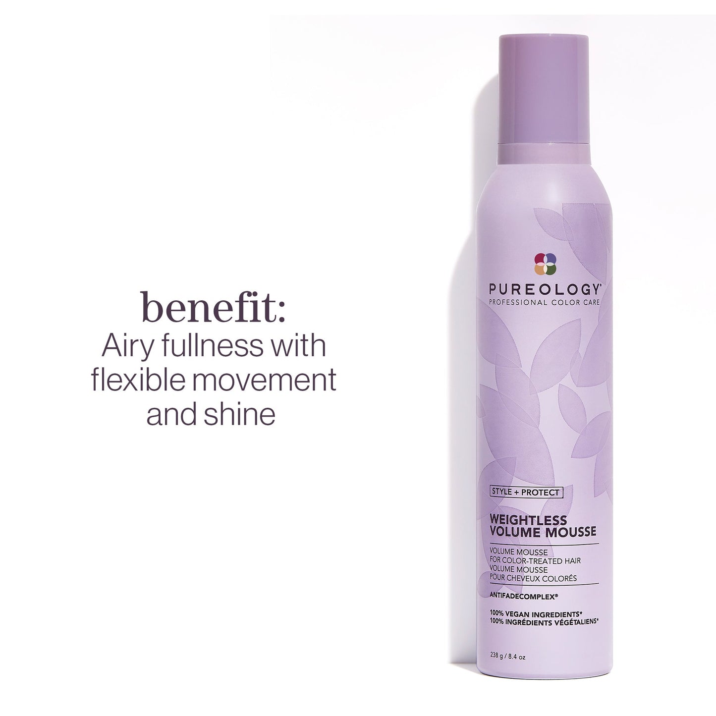 Pureology Style + Protect Weightless Volume Mousse 238g