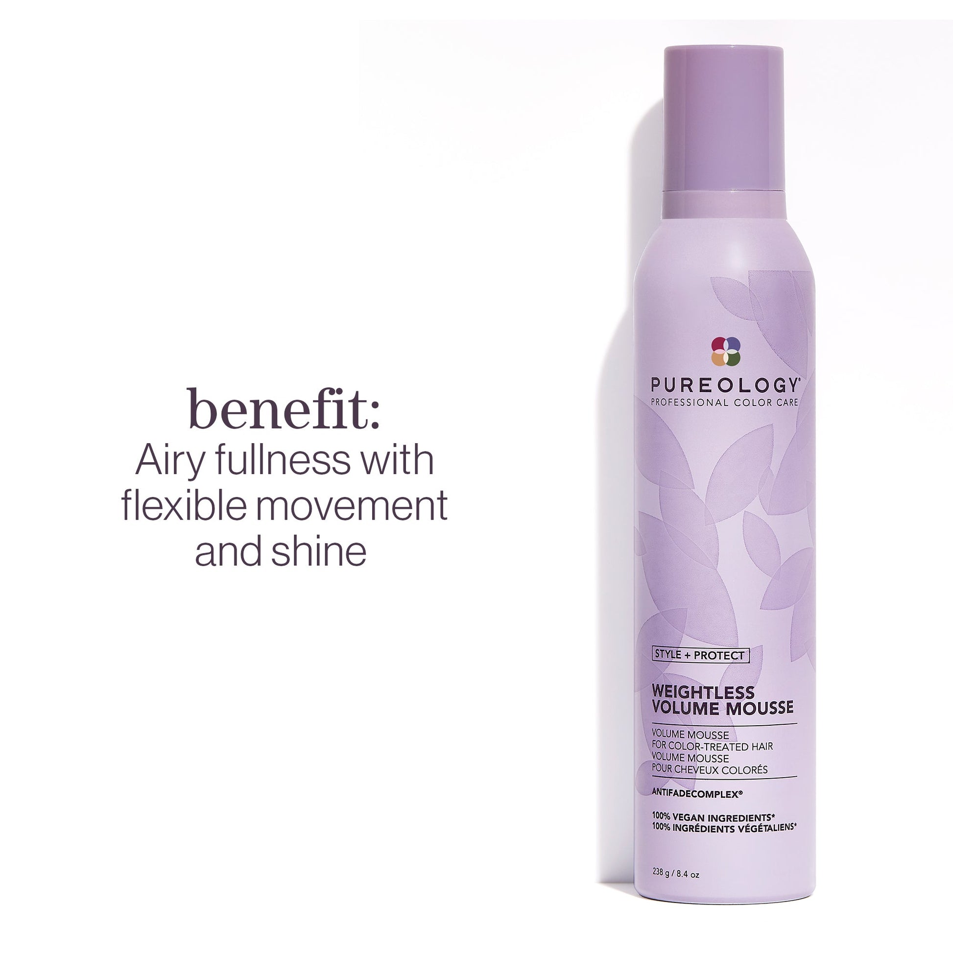 Pureology Style + Protect Weightless Volume Mousse 238g