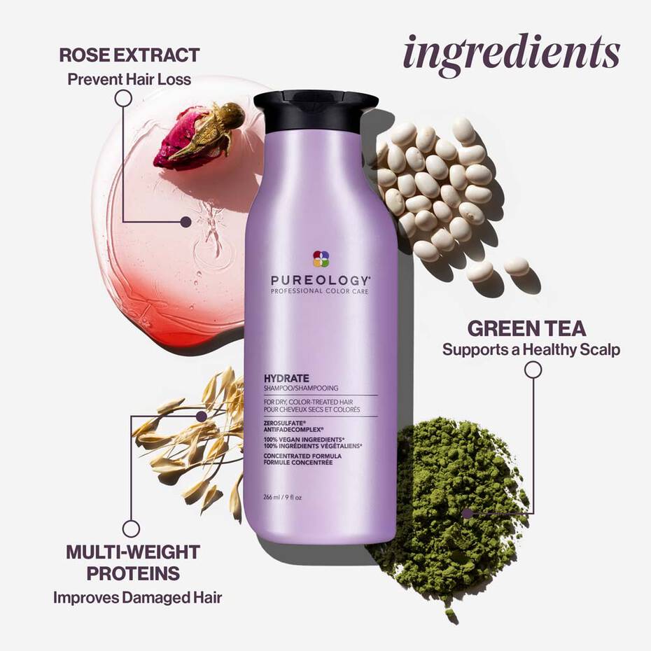 Pureology Hydrate Shampoo and Conditioner 266ml Bundle
