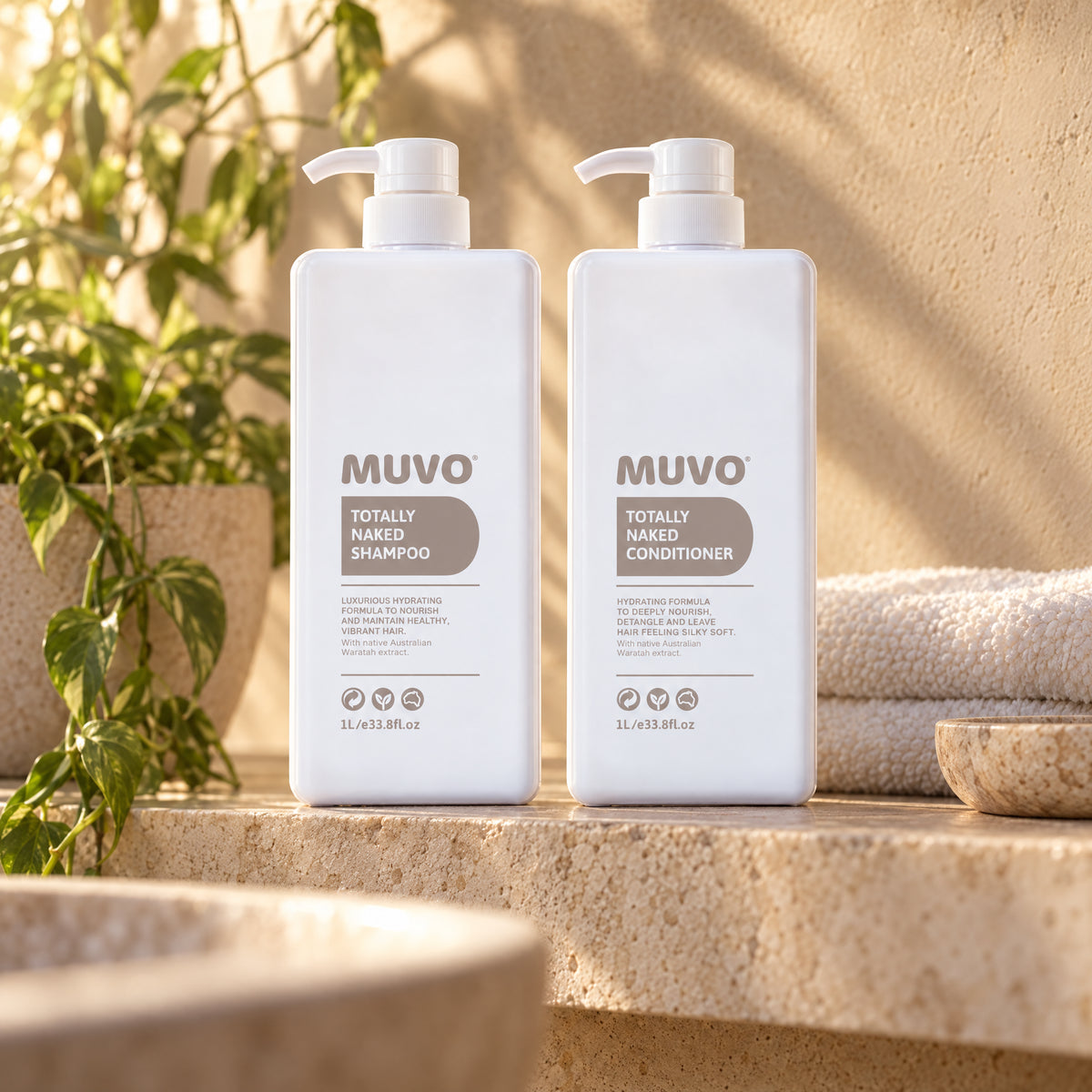 MUVO Totally Naked 1L Duo