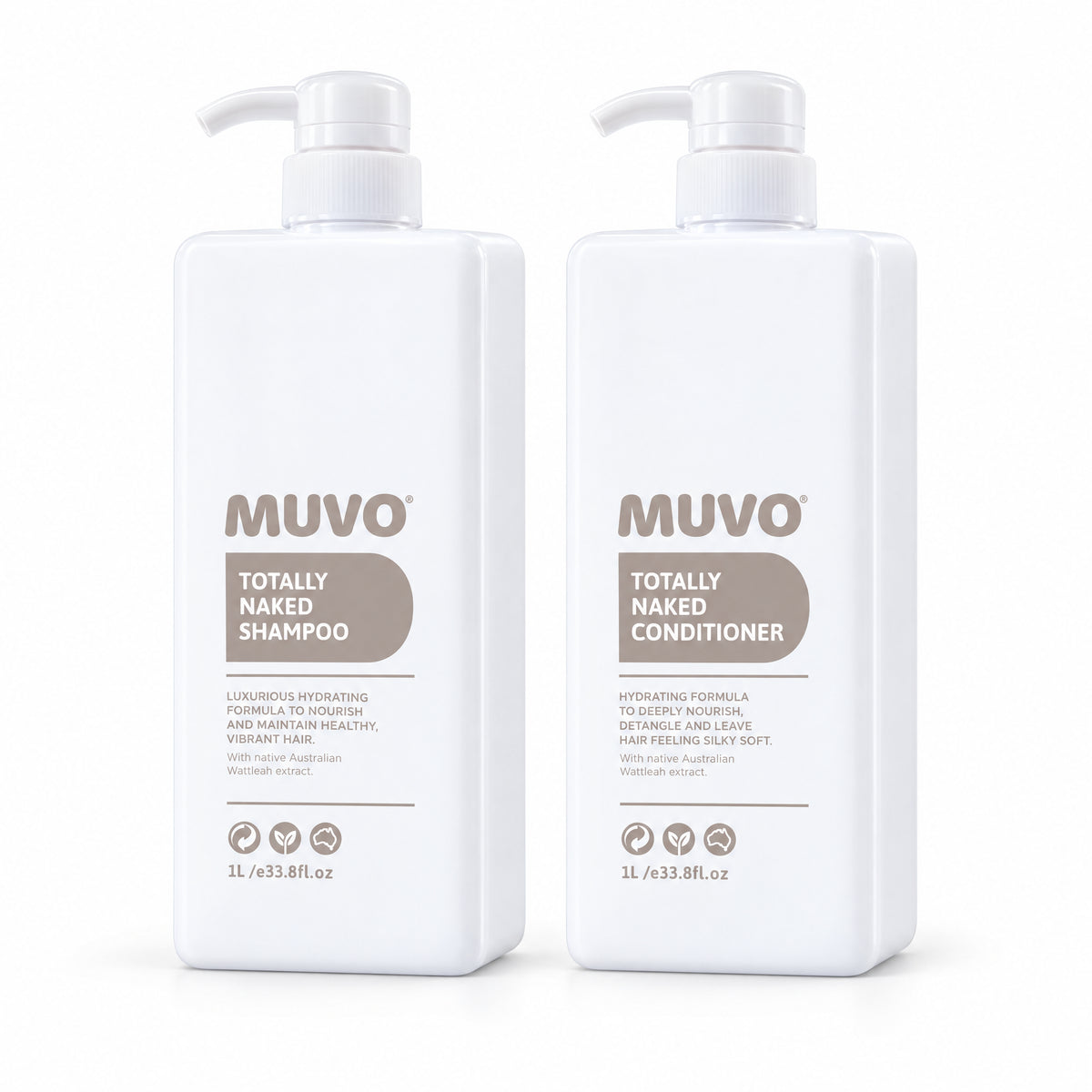 MUVO Totally Naked 1L Duo