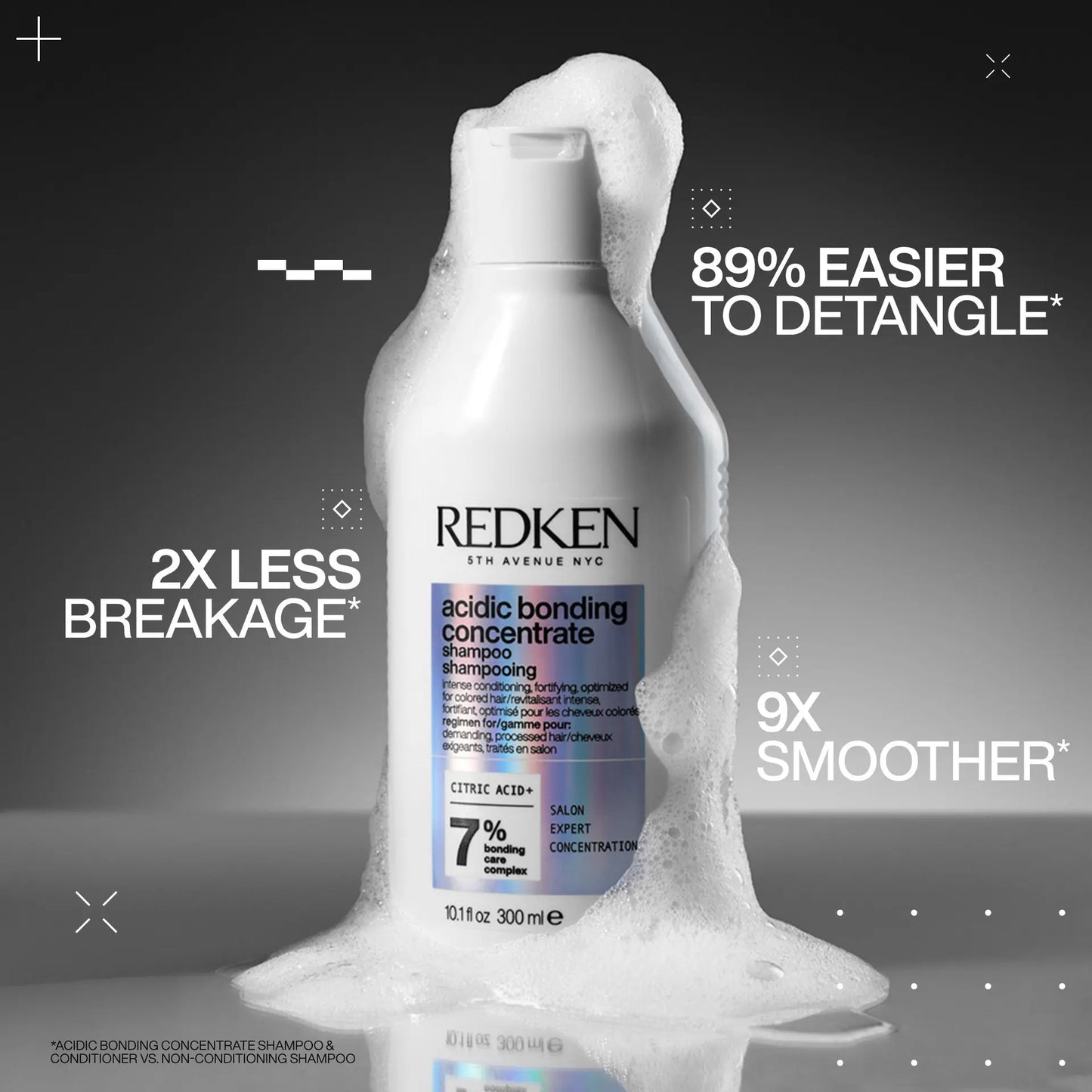 Redken Acidic Bonding Concentrate Shampoo 300ml —  — Image 2