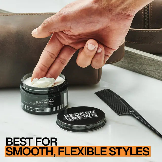 Redken Manoeuvre - Cream Pomade - Smooth Finish —  — Image 6