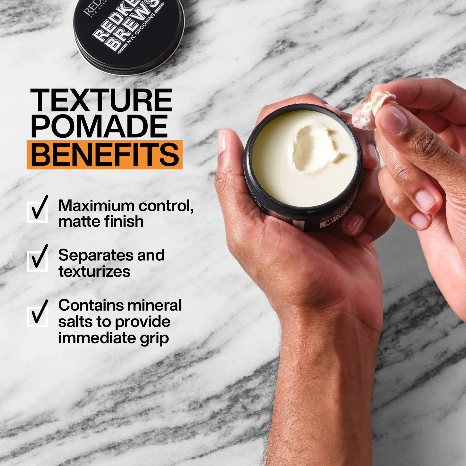 Redken Outplay Texture Pomade - Matte Finish —  — Image 5