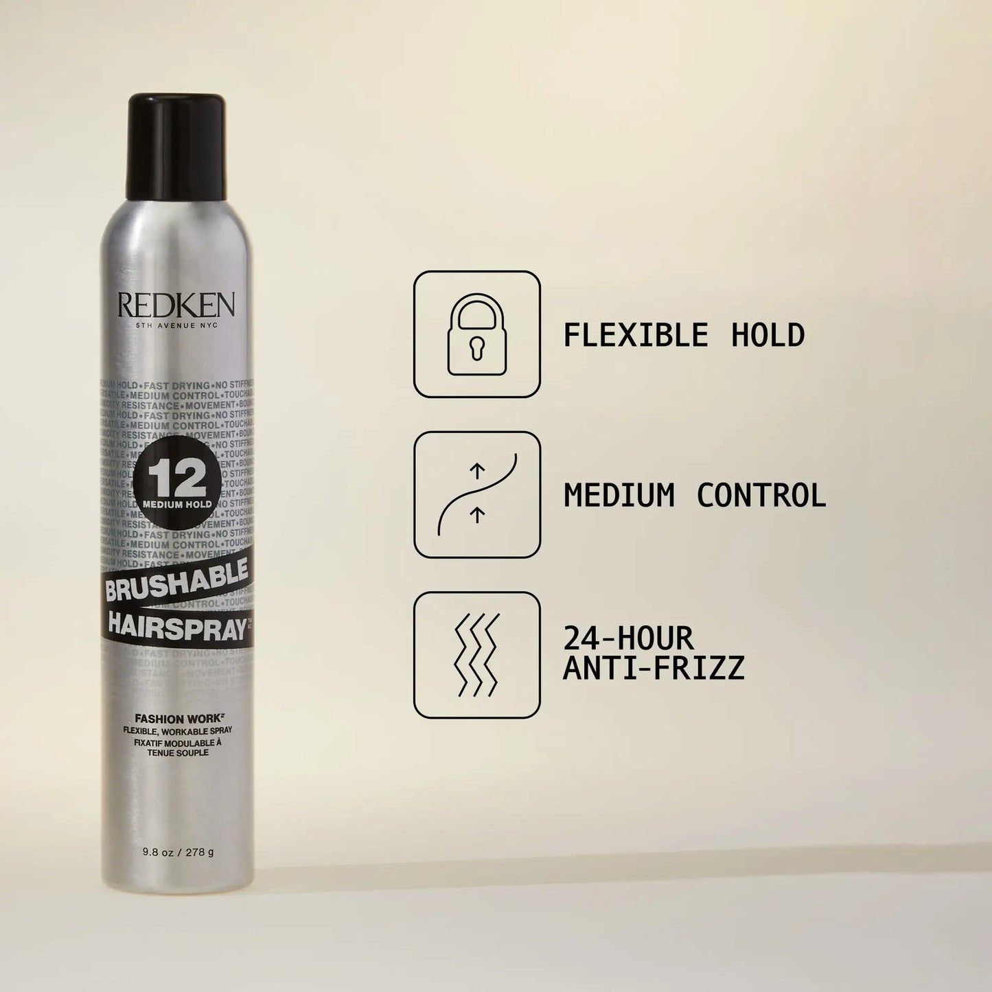Redken Brushable Hairspray 290g