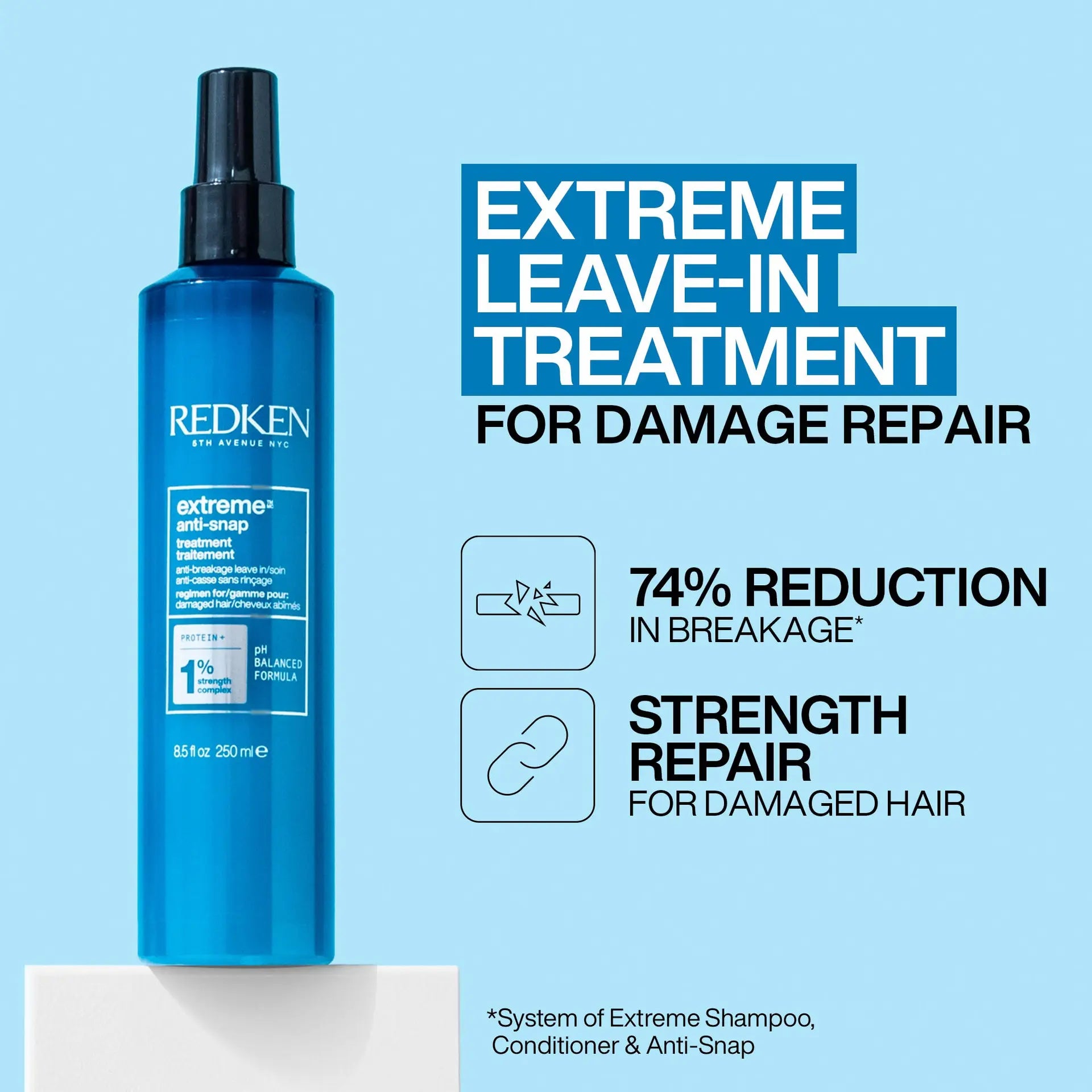 Redken Extreme Anti-snap Leave-In Treatment 250ml —  — Image 4