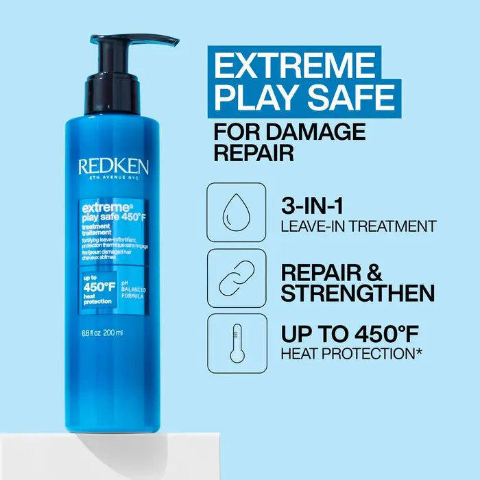 Redken Extreme Play Safe 3-in-1 Leave-In Treatment 200ml —  — Image 6