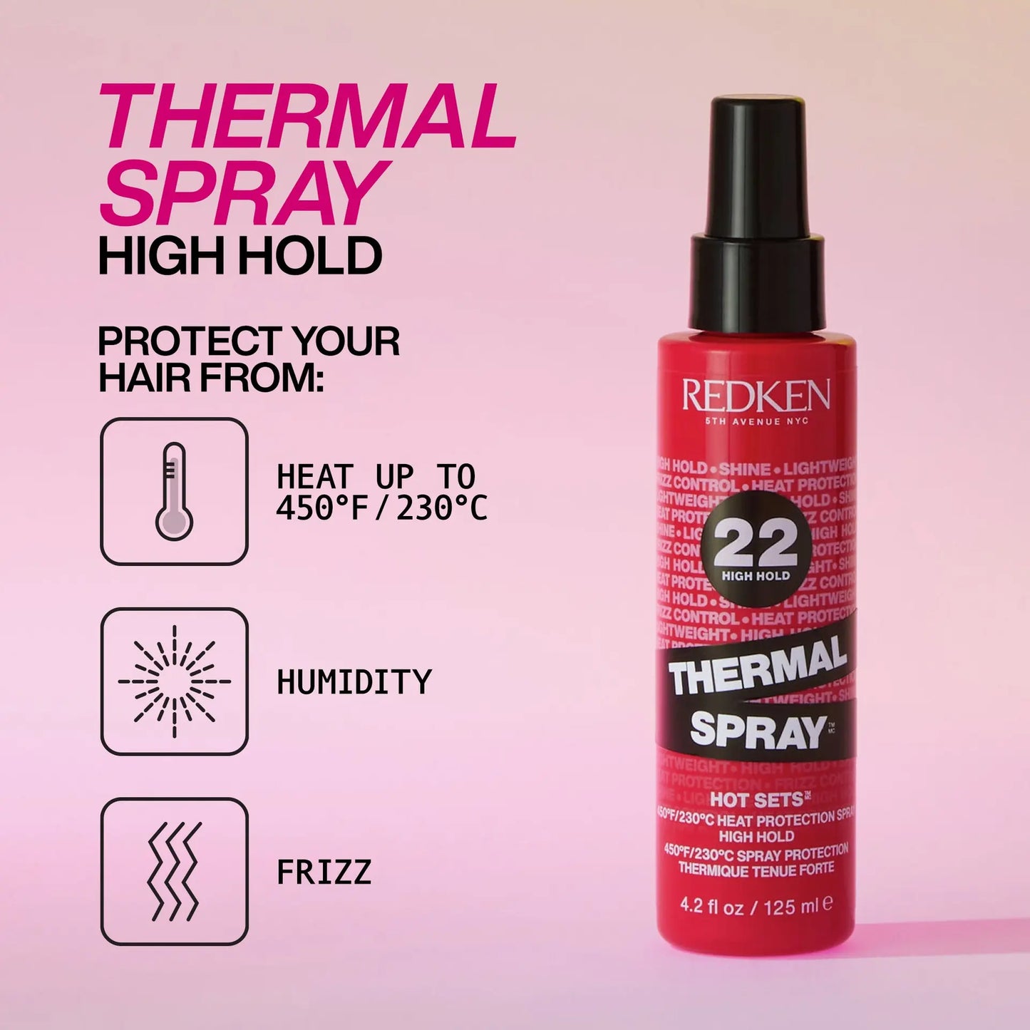 Redken Thermal Spray High Hold 125ml —  — Image 7