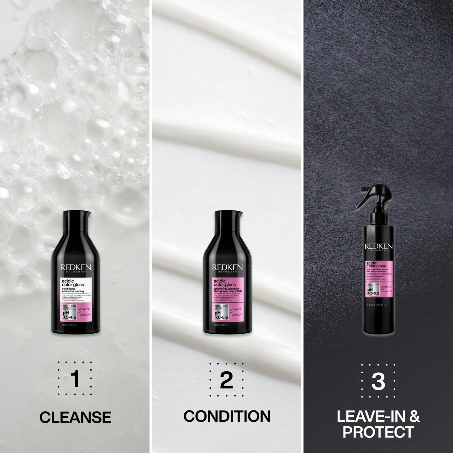 Redken Acidic Color Gloss Heat Protection Leave-In Treatment 190ml