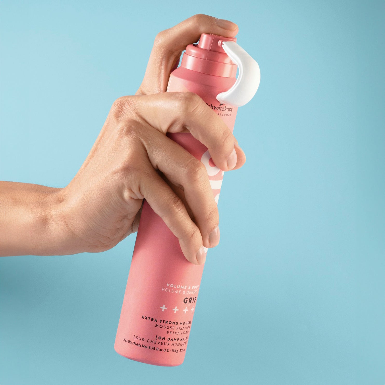 Schwarzkopf OSiS+ Grip Extreme Hold Mousse 200ml - Image 2