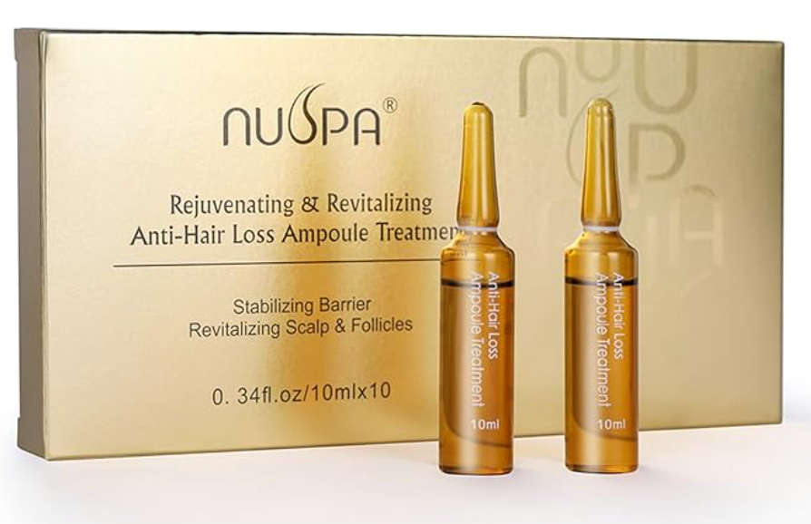 Nuspa Rejuventating & Revitalising Anti-Hair Loss Ampoule Treatment 10ml x 10 product image 1 - Nuspa salon hair care