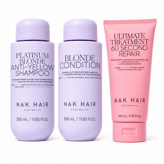 NAK Platinum Blonde Toning Trio