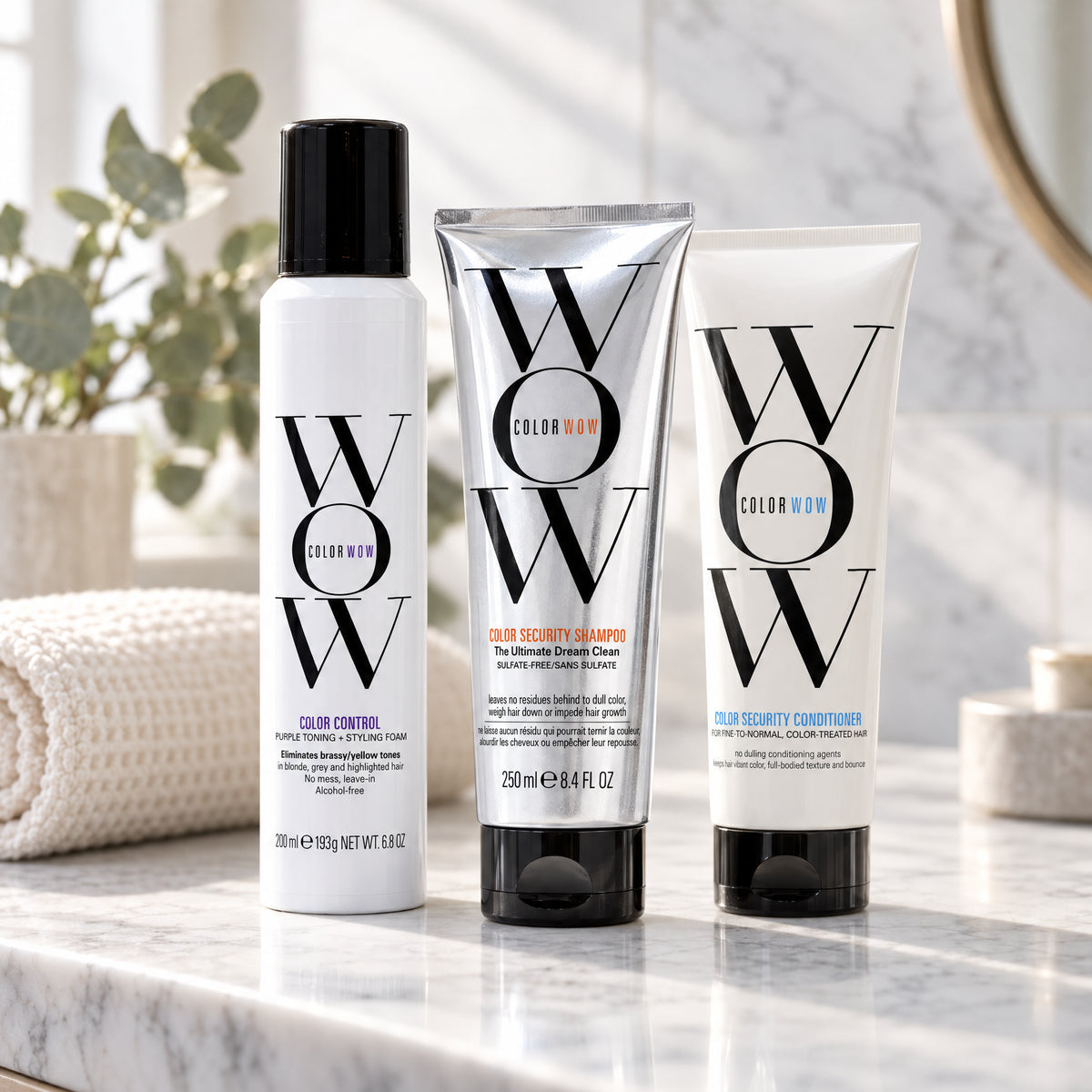 Color Wow Brassy Blonde Rescue Trio