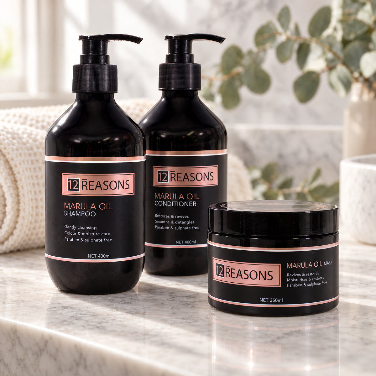 12Reasons Marula Oil Trio 400ml