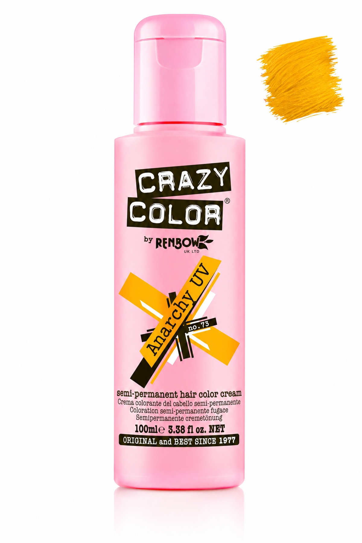 Crazy Colour Anarchy UV semi-permanent hair colour, 100ml